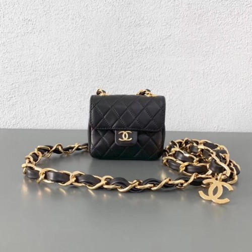 Chanel vintage mini belt bag chain 43227