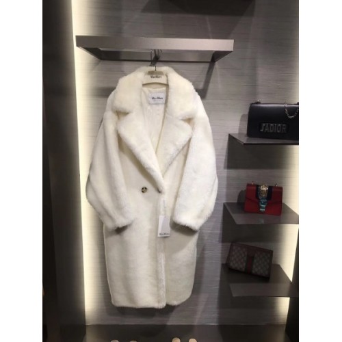 MaxMara Teddy Bear icoan coat white