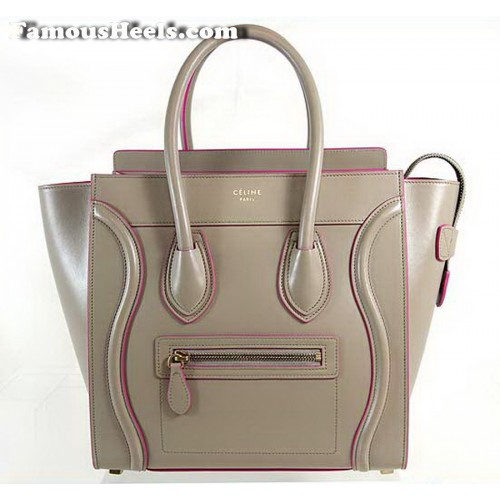 Celine pink and gray bag