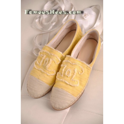 C flat Espadrilles Yellow