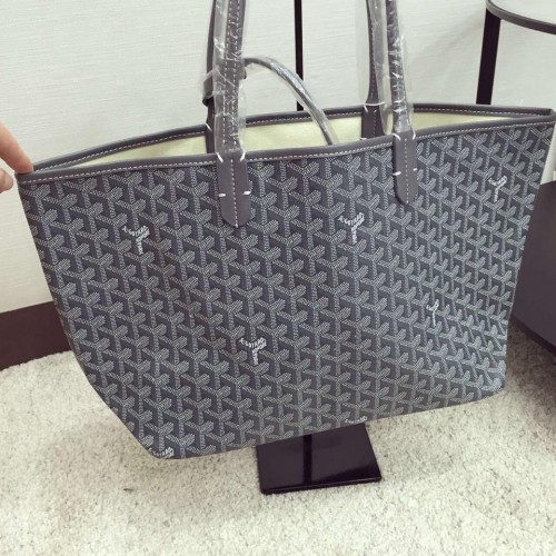 GOYARD gray classic Canvas St. Louis PM Tote Bag