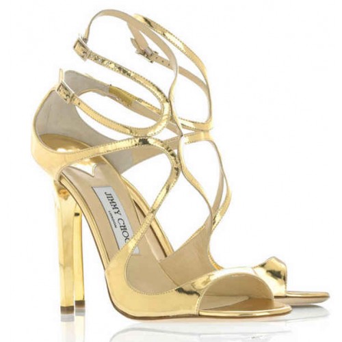 Jimmy Choo god metallic Strappy Sandals