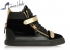 GIUSEPPE ZANOTTI Black Bicolour Hitop Sneaker