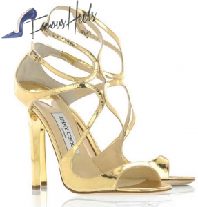 Jimmy Choo god metallic Strappy Sandals