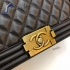 Chanel Boy 25cm lambskin Black 00114