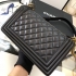 Chanel Boy 25cm lambskin Black 00114