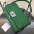 Chanel Boy 25cm lambskin Green 00114