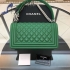 Chanel Boy 25cm lambskin Green 00114