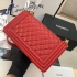 Chanel Boy 25cm lambskin Red 00114