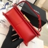 Chanel Boy 25cm lambskin Red 00114