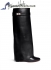 Givenchy Shark Lock Fold-Over Knee Boot Black