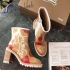 Christian louboutin booti Croche Kraft