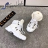 Gucci Flashtrek high-top sneaker with wool white