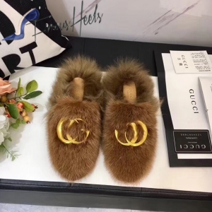 Gucci Fur loafers GG436694 