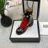 Gucci Leather embroidered ankle boot 008643