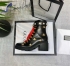 Gucci Leather embroidered ankle boot 008643