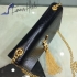 Saint Laurent croc 20cm black bag ysl00018