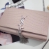 Saint Laurent croc 24 cm beige bag ysl00014