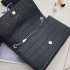 Saint Laurent croc 24 cm black bag ysl00016