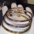 Cartier bracelet nail 18kt gold plated 1443