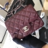 Chanel cf17cm caviar burgundy cnl43490