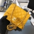 Chanel cf17cm caviar yellow cnl43490