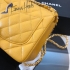 Chanel cf17cm caviar yellow cnl43490