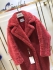 MaxMara Teddy Bear icoan coat red