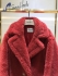 MaxMara Teddy Bear icoan coat red