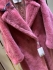 MaxMara Teddy Bear icoan coat pink