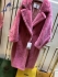 MaxMara Teddy Bear icoan coat pink