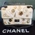 Chanel Calfskin Reissue Bag with Charms beige