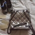 Stella Mccartney metallic silver backpack