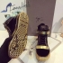 Giuseppe Zanotti original leather gold & black sneakers 