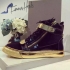 Giuseppe Zanotti original leather gold & black sneakers 