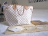 Louis Vuitton Damier Azur Canvas Neverfull white 