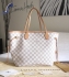 Louis Vuitton Damier Azur Canvas Neverfull white 