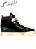 Giuseppe Zanotti velvet with gold sole