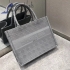 Christian Dior Book Tote Bag Gray CDBBT-2359