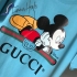 Gucci Oversized Disney Blue T-shirt GGOVSTS-30