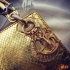 Christian Dior lady dior bag in python skin gold