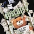 Moschino T-Shirt Toy Bear Dollars MOSTSTDB-224