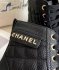 Chanel Boots Caviar Genuine Leather CNBGNL-5555