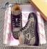 CHRISTIAN LOUBOUTIN sneakers gray with black Spikes